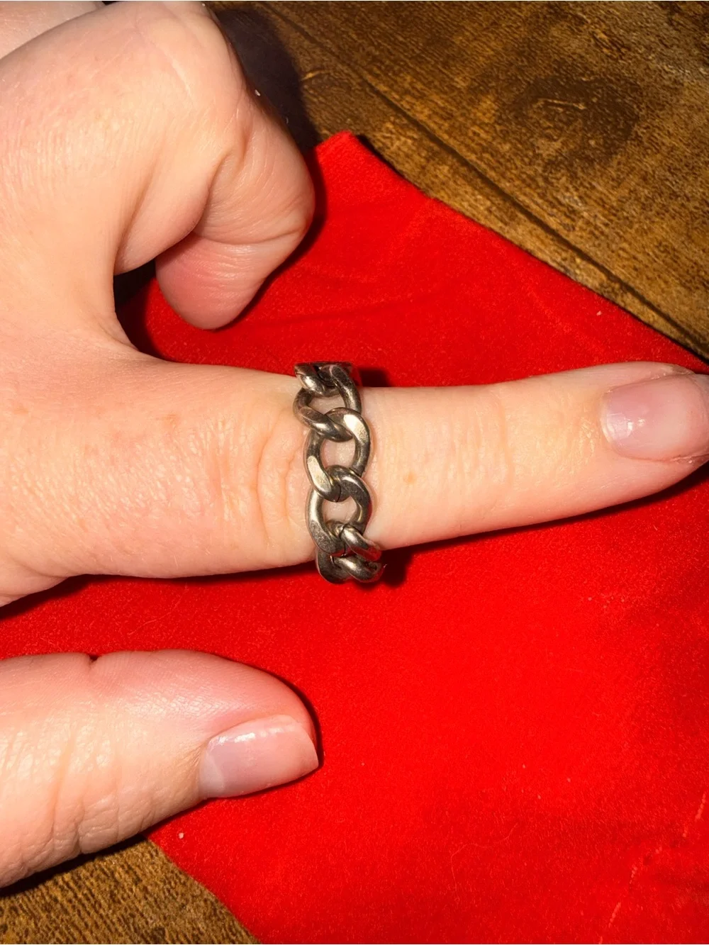 Gucci Black and Silver Logo Band Ring